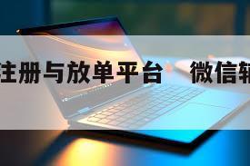 vx辅助注册与放单平台   微信辅助放单客户端