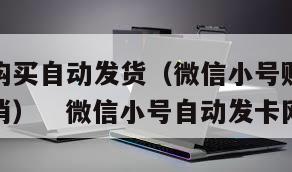 微信小号购买自动发货（微信小号购买自动发货怎么取消）   微信小号自动发卡网