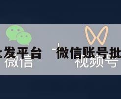 VX号批发平台   微信账号批发商城
